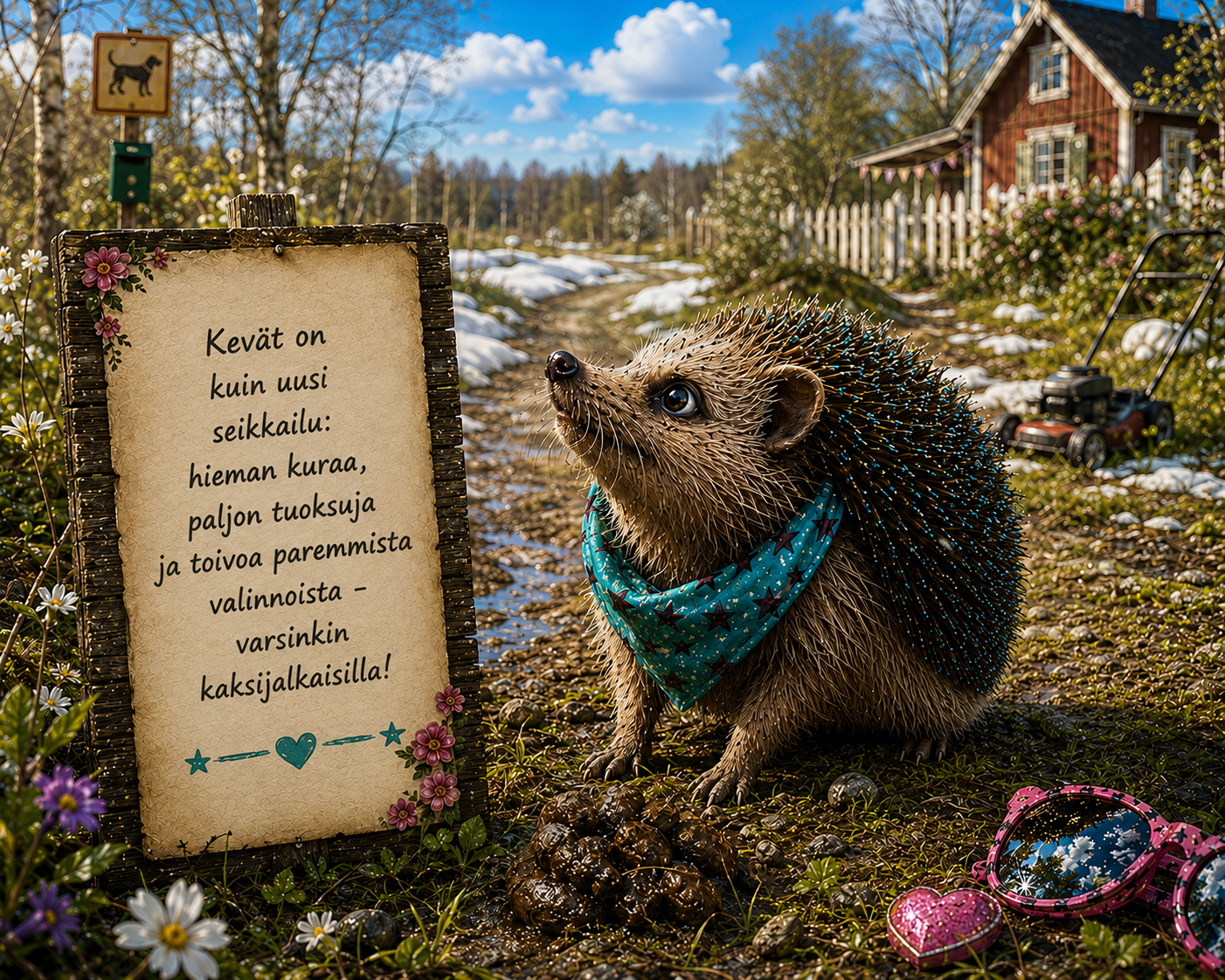 hellualndia maskottisiili kevät