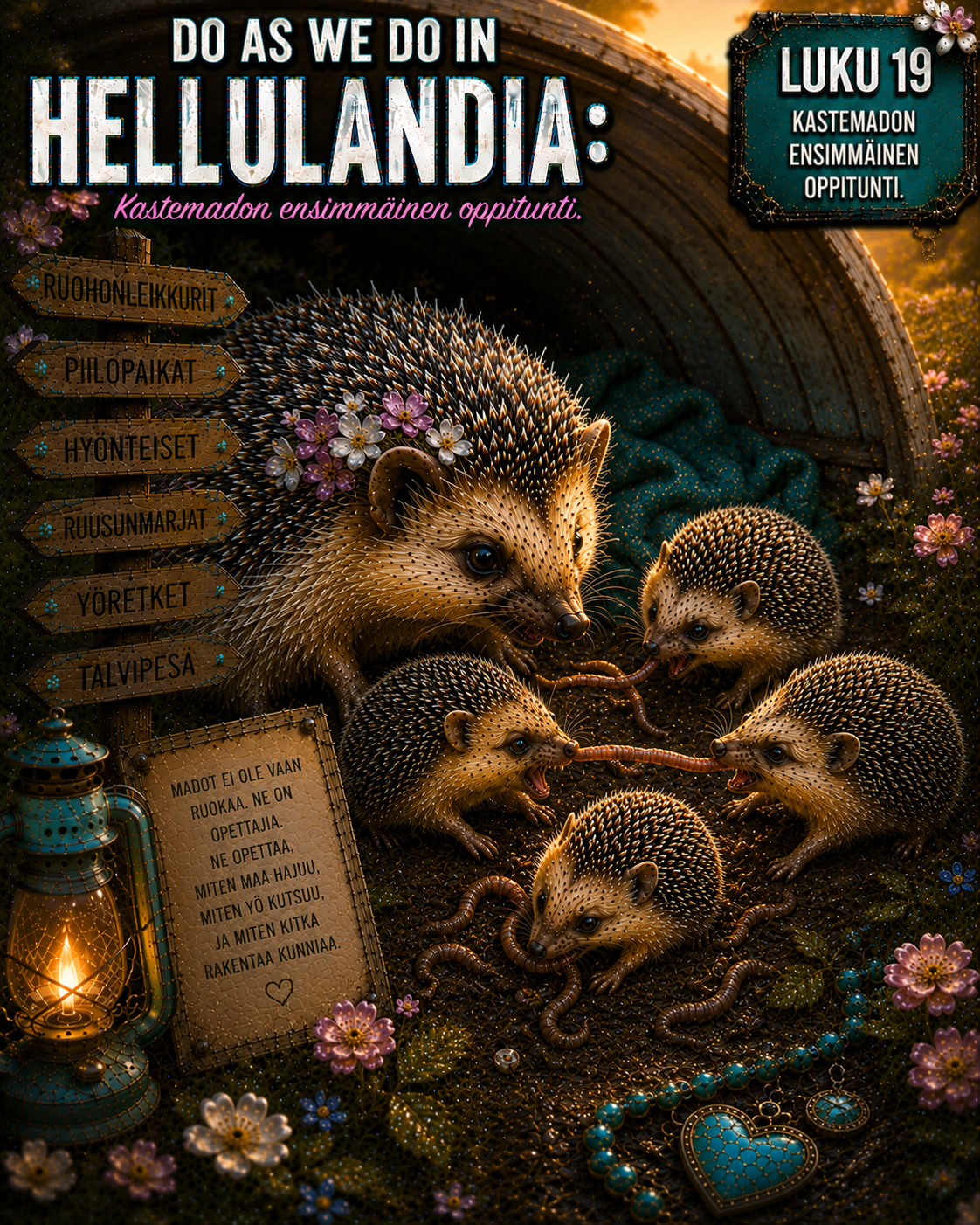 Kastemadon ensimmäinen oppitunti
