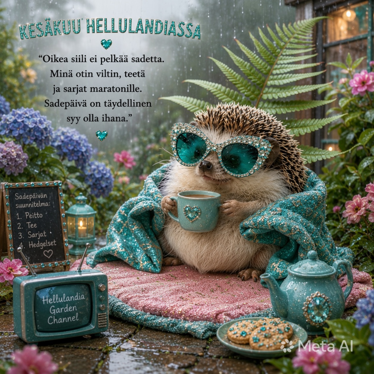 hellualndian maskottisiili kevät