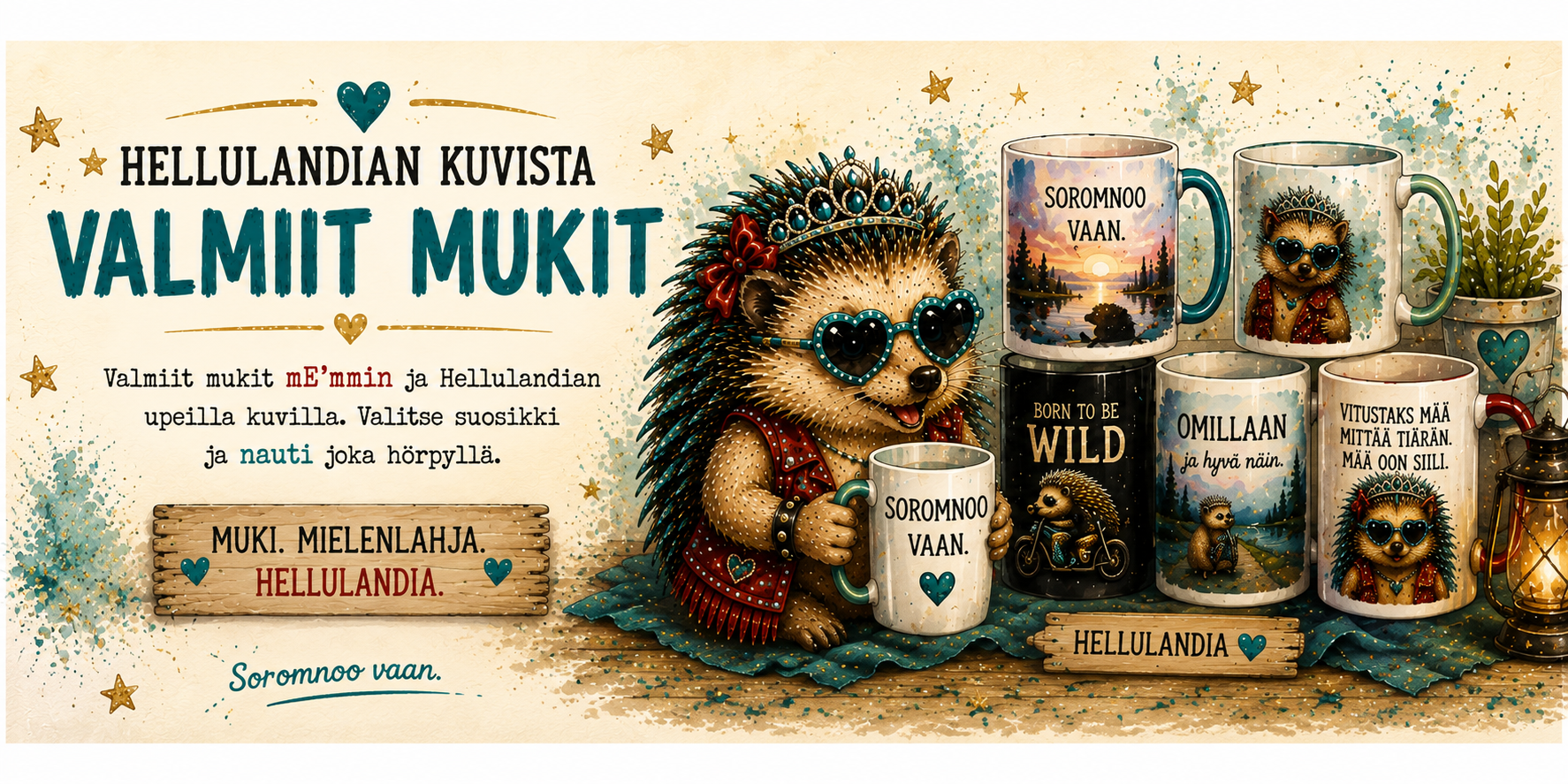 muokattavat teräsmukit karabiini hellulanida