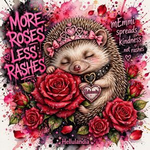punk_hedgehog_roses